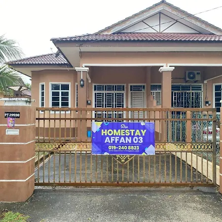 Homestay Affan03 Gong Badak Dekat Unisza & 500 Meter Dari Pantai Kampong Tanjong Gelam Exterior photo